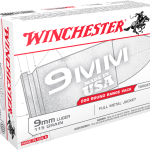 WINCHESTER USA 9MM LUGER (9X19 PARA)  HANDGUN AMMO AMMO