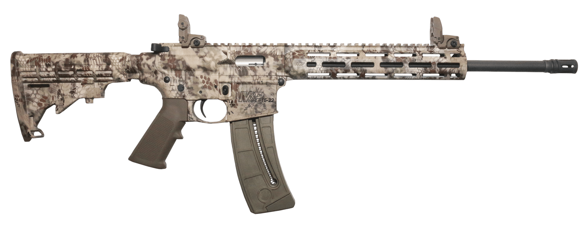 SMITH & WESSON M&P15-22 SPORT M-LOK KRYPTEK SEMI AUTO