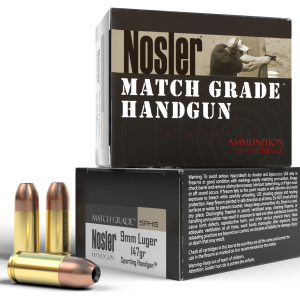 NOSLER MATCH GRADE HANDGUN AMMO