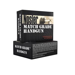 NOSLER MATCH GRADE HANDGUN AMMO
