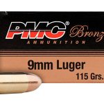 PMC BATTLE PACK 9MM LUGER (9X19 PARA)  HANDGUN AMMO AMMO