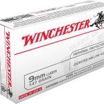 WINCHESTER USA 9MM LUGER (9X19 PARA)  HANDGUN AMMO AMMO