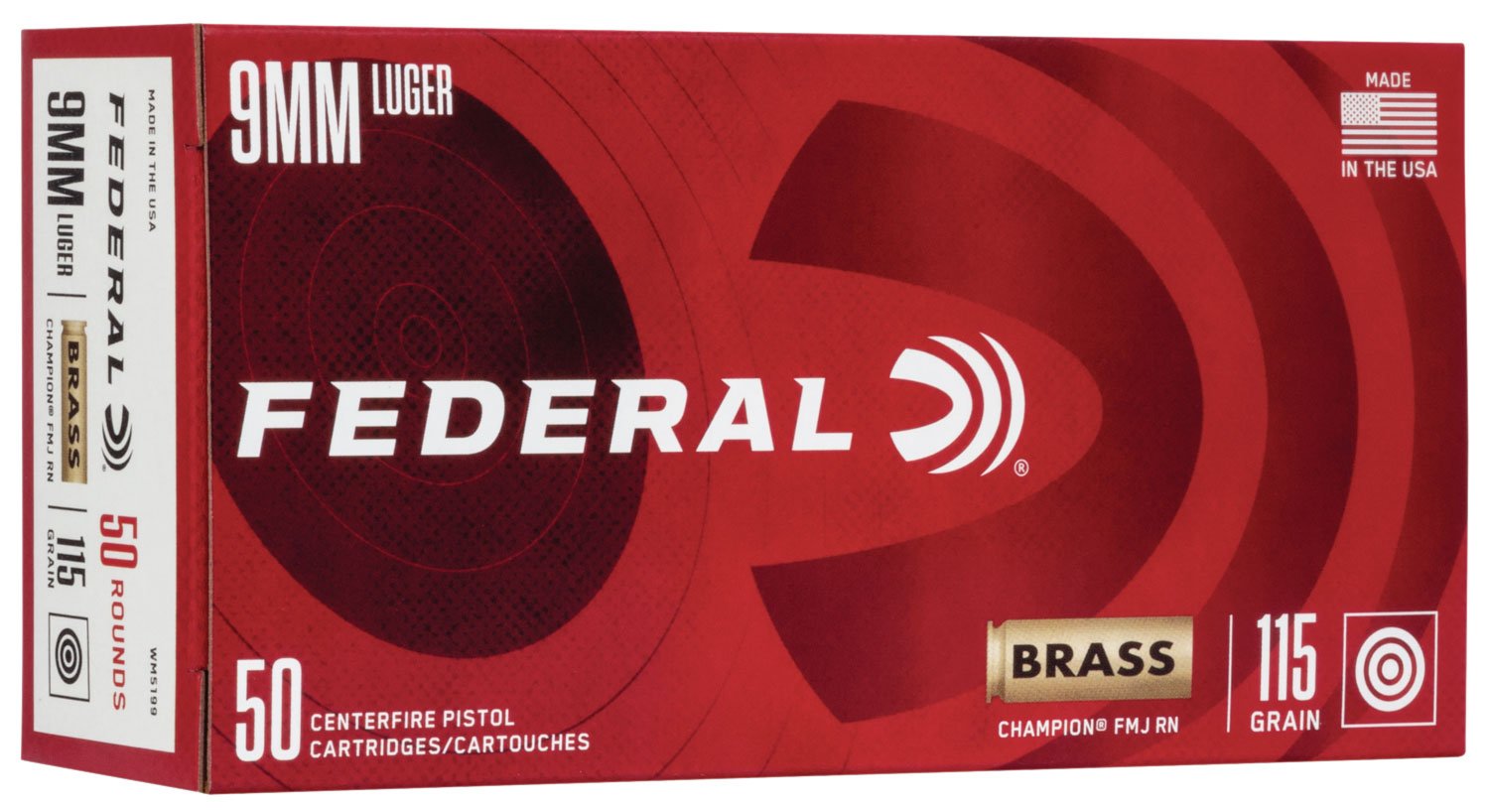 FEDERAL CHAMPION TRAINING HANDGUN AMMO