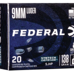 FEDERAL SYNTECH 9MM LUGER (9X19 PARA)  HANDGUN AMMO AMMO