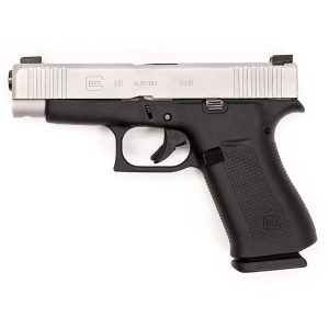 GLOCK G48 SILVER REBUILT 9MM LUGER (9X19 PARA)  SEMI AUTO HANDGUNS - HANDGUNS - Miami Shooters Supply