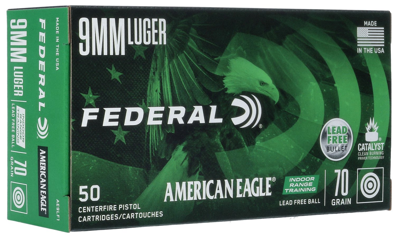 FEDERAL AMERICAN EAGLE HANDGUN AMMO