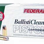 FEDERAL BALLISTICLEAN LEAD-FREE 9MM LUGER (9X19 PARA)  HANDGUN AMMO AMMO