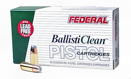FEDERAL BALLISTICLEAN LEAD-FREE HANDGUN AMMO