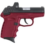 Sccy Cpx-1 Rd 9mm Luger (9x19 Para) 3.1 Barrel 10 Rounds Red And Black