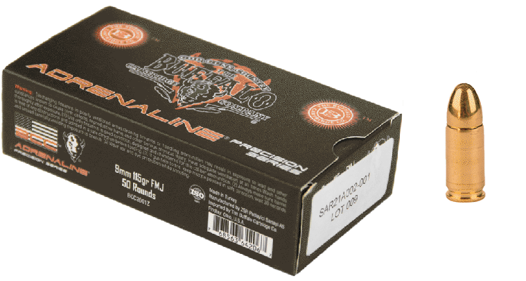 BUFFALO CARTRIDGE CO. ADRENALINE HANDGUN AMMO