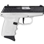Sccy Dvg-1 9mm Luger (9x19 Para) 2 Barrel 10 Rounds Black And White