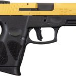 Taurus G2c 9mm Luger (9x19 Para) 3.25 Barrel 10 Rounds Black And Gold