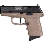 Sccy Dvg-1 Rdr 9mm Luger (9x19 Para) 3.1 Barrel 10 Rounds Black And Tan