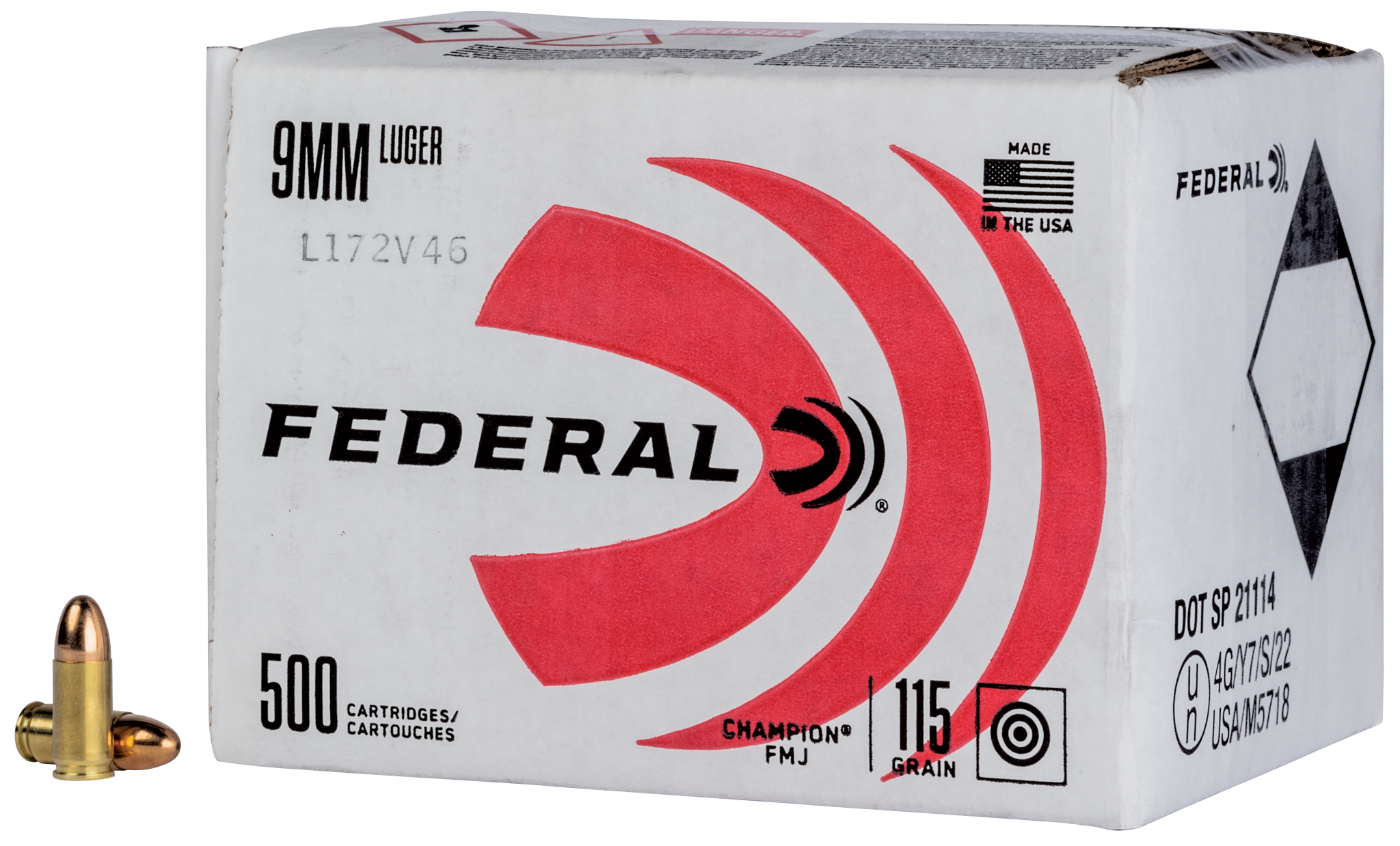 FEDERAL CHAMPION HANDGUN AMMO