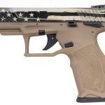 Taurus Tx22 (distressed Tan) .22 Lr 4.1 Barrel 16 Rounds Distressed Black Flag
