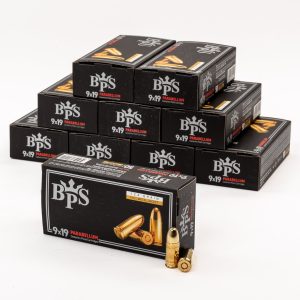 BPS AMMUNITION 9X19MM 124 GR (500 RND VALUE PACK) HANDGUN AMMO