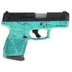 Taurus G3c 9mm Luger (9x19 Para) 3.2 Barrel 12 Rounds Cyan And Black