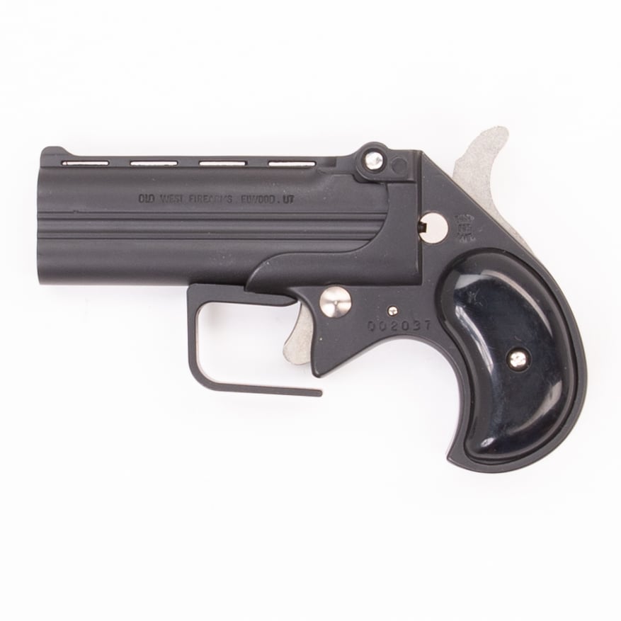 OLD WEST DERRINGER BIG BORE BLACK/BLACK GRIPS for sale Miami Shooters Supply