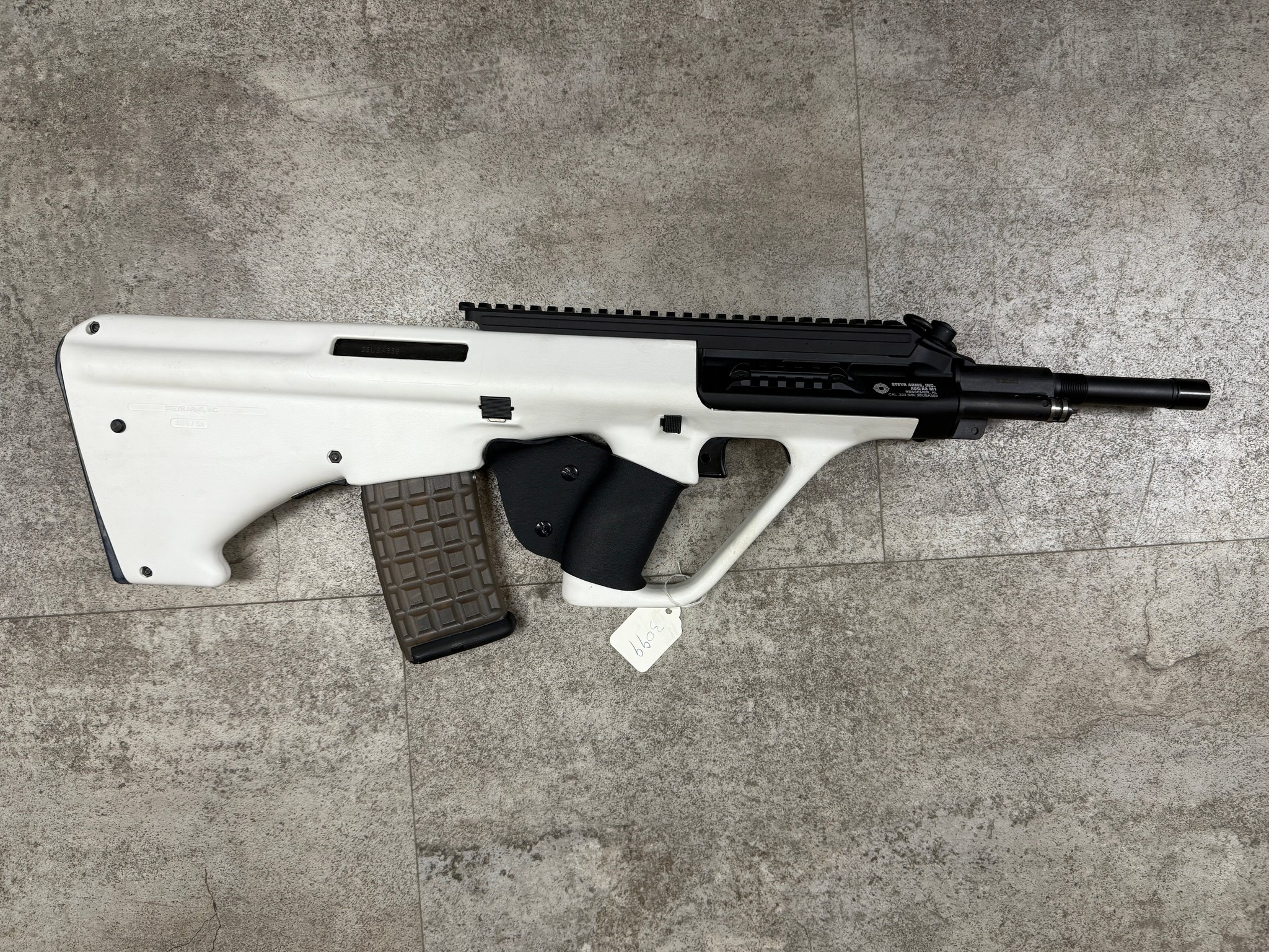 STEYR AUG A3 M1 Bullpup Rifle – .223 Rem – White Polymer – Non-Threaded Barrel for sale Miami Shooters Supply