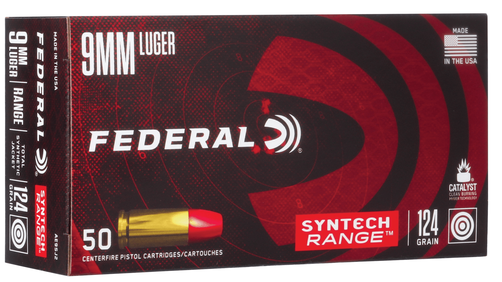 FEDERAL AMERICAN EAGLE SYNTECH HANDGUN AMMO