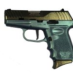 Sccy Dvg-1 9mm Luger (9x19 Para) 3.1" Barrel 10 Rounds Blue/gold