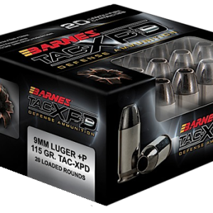 BARNES TAC-XPD HANDGUN AMMO