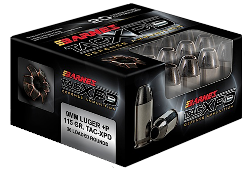 BARNES TAC-XPD HANDGUN AMMO