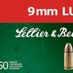 SELLIER & BELLOT HANDGUN 9MM LUGER (9X19 PARA)  HANDGUN AMMO AMMO