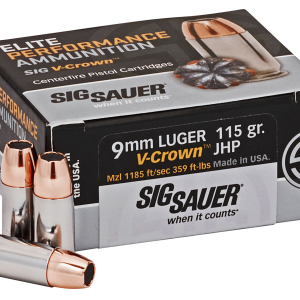 SIG SAUER ELITE PERFORMANCE HANDGUN AMMO
