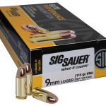 SIG SAUER ELITE BALL 9MM LUGER (9X19 PARA)  HANDGUN AMMO AMMO