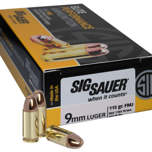 SIG SAUER ELITE BALL HANDGUN AMMO
