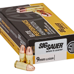 SIG SAUER ELITE BALL 9MM LUGER (9X19 PARA)  HANDGUN AMMO AMMO