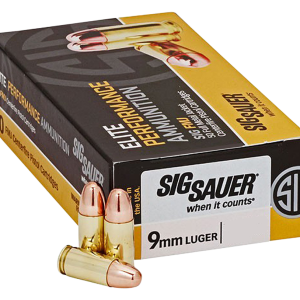 SIG SAUER ELITE BALL HANDGUN AMMO