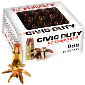 G2 RESEARCH CIVIC DUTY HANDGUN AMMO