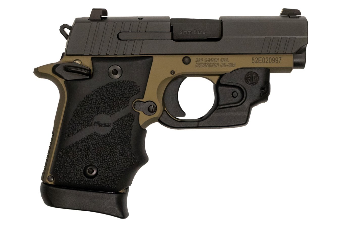 SIG SAUER P938 DESERT BRONZE LIMA38 LASER for sale Miami Shooters Supply