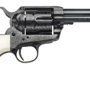 Taylors and Co 1873 Cattleman Outlaw Legacy Engraved Blued .45 LC 4.75" Barrel 6-Rounds