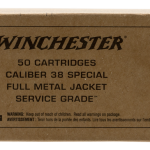 Winchester Service Grade Handgun Rounds .38 SPL 50-Rounds 130 Grain FMJ