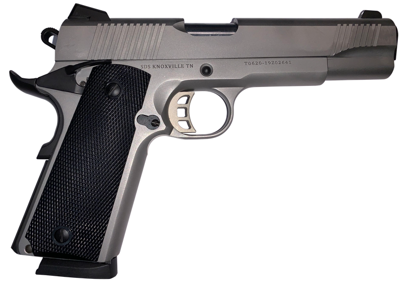 SDS Imports 1911-S45 Stainless .45 ACP 5" Barrel 8-Rounds - Novak 3-Dot Sights
