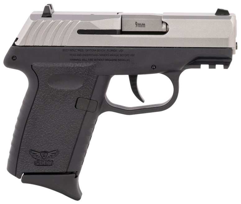 SCCY CPX-2 Gen3 Black / Stainless 9mm 3.1" Barrel 10-Rounds