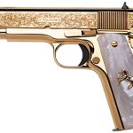 CNC Firearms Colt 1911 24K Gold .38 Super 5" Barrel 9-Rounds