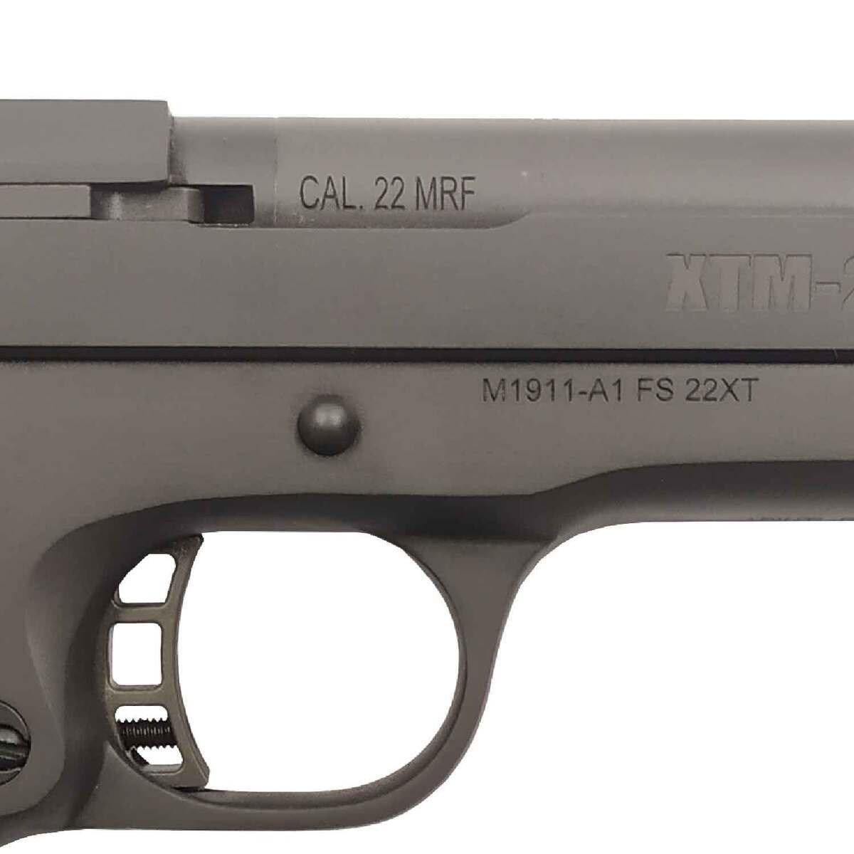 Rock Island Armory XT Magnum 22 WMR (22 Mag) 5in Black Parkerized Pistol - 14+1 Rounds - Image 3