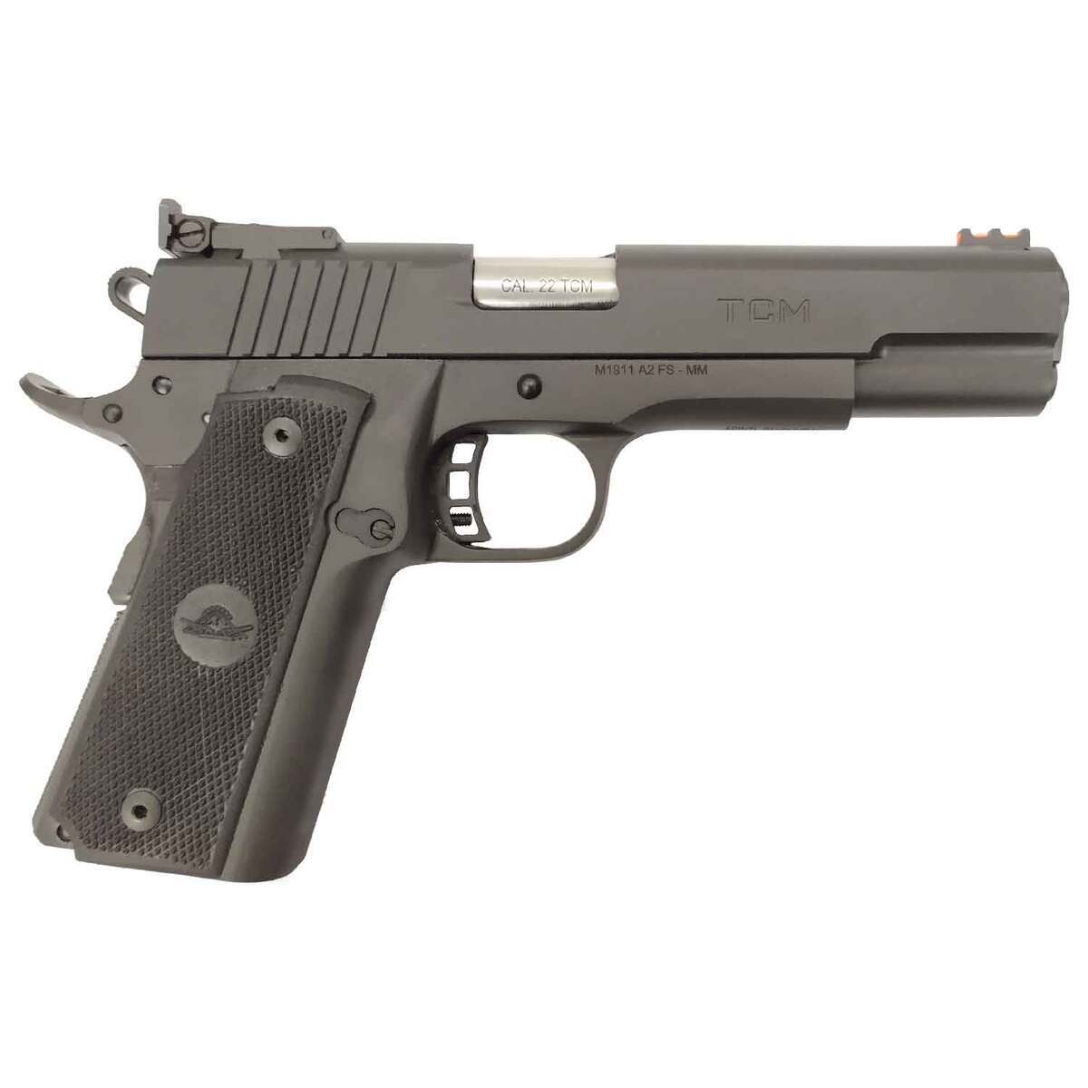Rock Island Armory TCM Standard FS 22 TCM 5in Black Parkerized Pistol - 17+1 Rounds