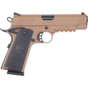 Girsan MC1911C 9mm Luger 4.4in Flat Dark Earth Pistol - 9+1 Rounds