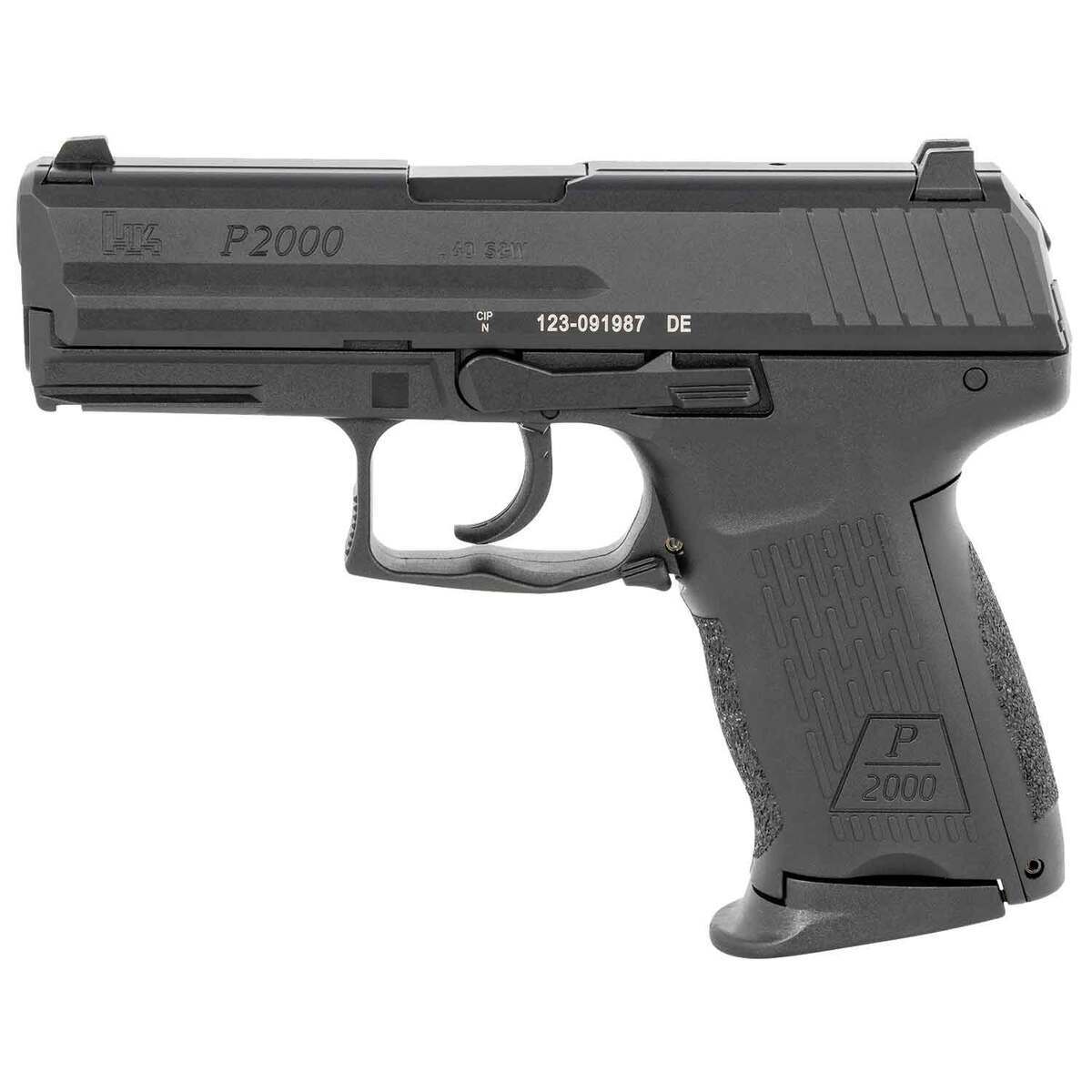 HK P2000 40 S&W 3.66in Black Pistol - 10+1 Rounds - Image 2