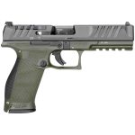 Walther PDP 9mm Luger 4.5in Green / Black Pistol - 18+1 Rounds