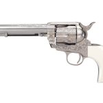 Taylors and Co 1873 Outlaw Legacy Engraved Nickel .357 Mag / .38 SPL 5.5" Barrel 6-Rounds