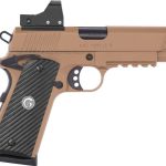 EAA Corp MC1911SC Commander Optic Tan .45 ACP 4.4" Barrel 8-Rounds