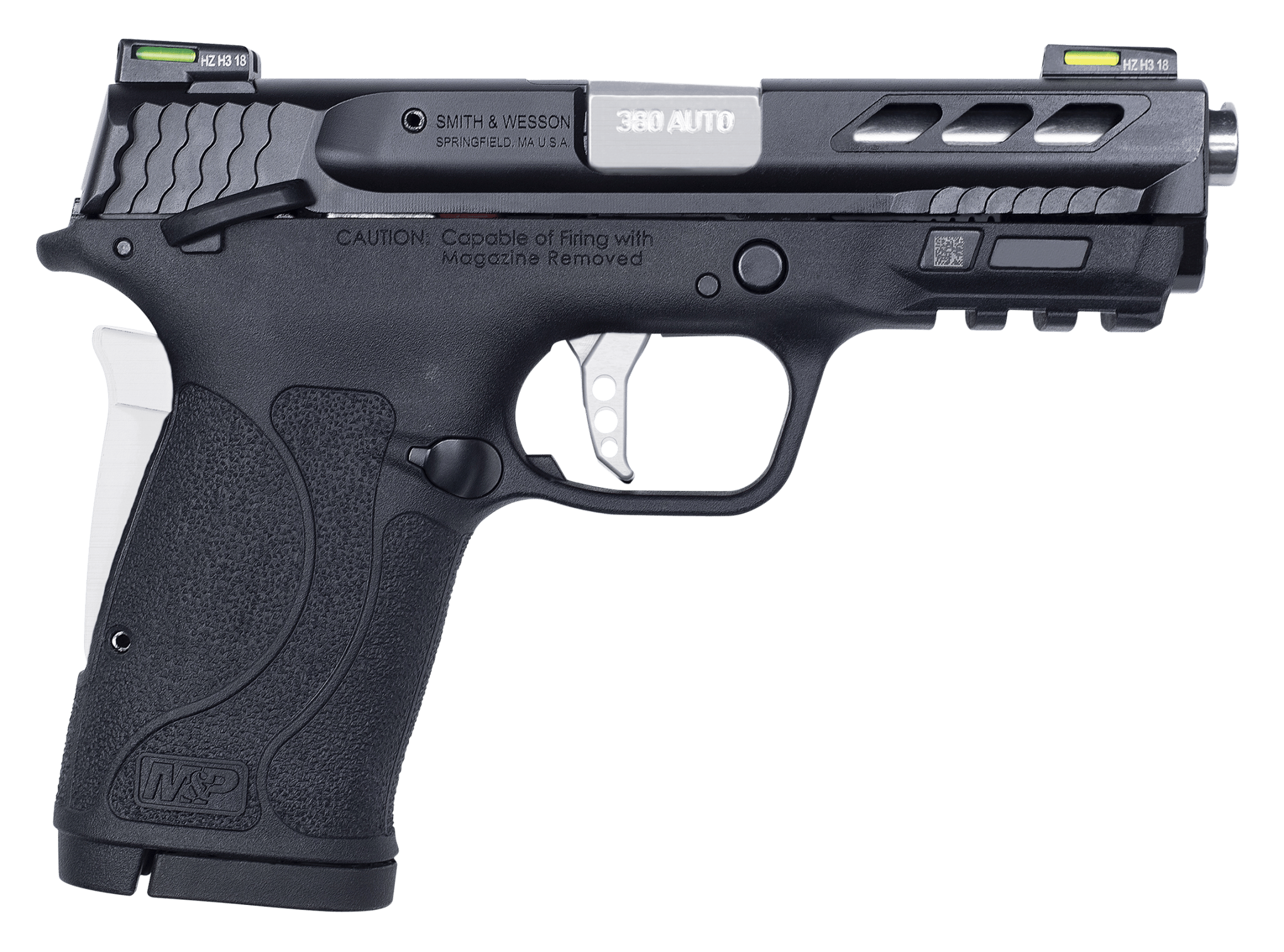 SMITH & WESSON M&P380 SHIELD EZ M2.0 SILVER PORTED BARREL for sale Miami Shooters Supply