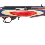 Ruger 10/22 .22 Lr 16.6 Barrel 10 Rounds Red, White, And Blue