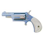 North American Arms Mini Revolver .22 Wmr 1.6 Barrel 5 Rounds Polar Blue/silver
